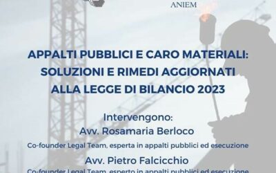 Webinar Confapi Aniem su Caro Materiali – 8 marzo ore 14.30